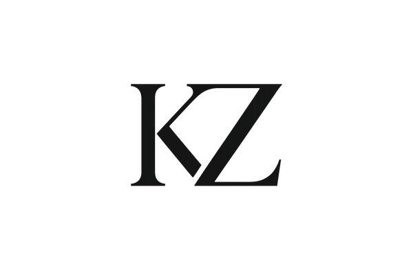 Logo minimalista KZ
